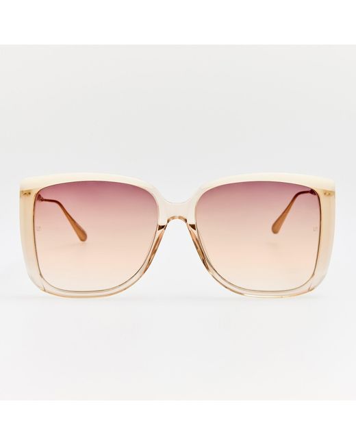Linda Farrow Pink Helena Sunglasses