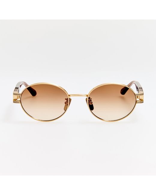 Linda Farrow Brown Phoebe Sunglasses