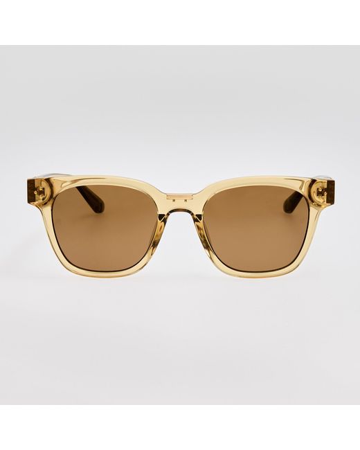Linda Farrow Brown Sanchez Sunglasses
