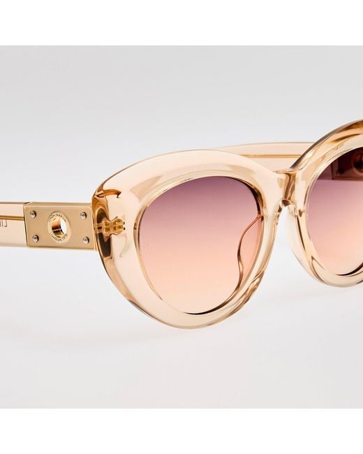 Linda Farrow Pink Anna Sunglasses