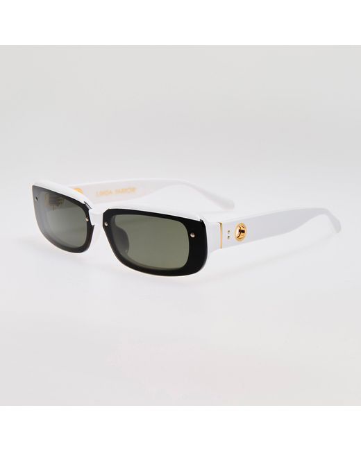 Linda Farrow Brown Flick Sunglasses