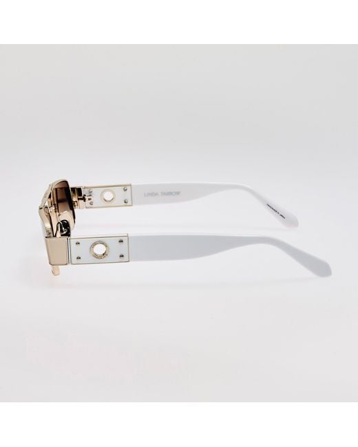 Linda Farrow Brown Joey Sunglasses