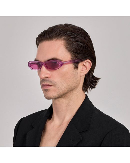 The Attico Pink Andrea Sunglasses