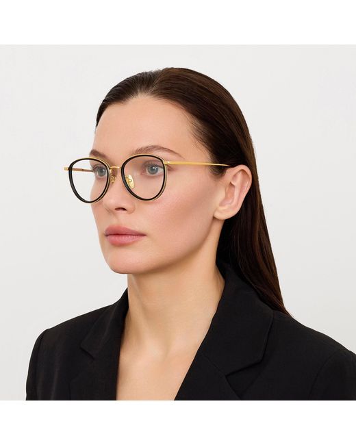 Linda Farrow Brown Dahlia Optical