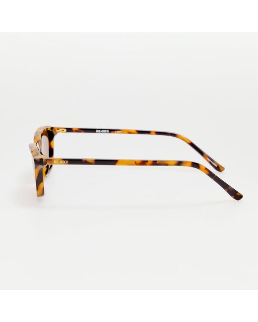 The Attico Brown Libby Sunglasses