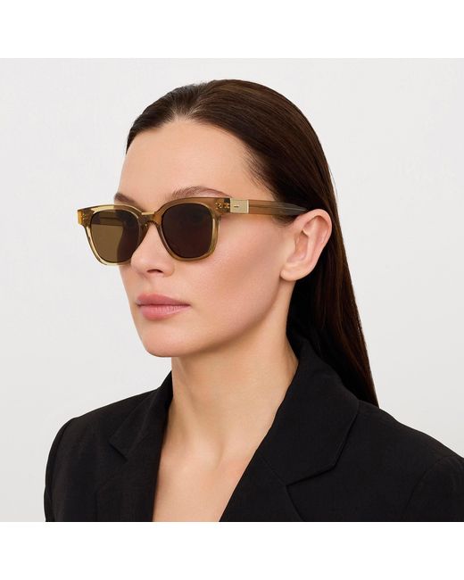 Linda Farrow Brown Sanchez Sunglasses