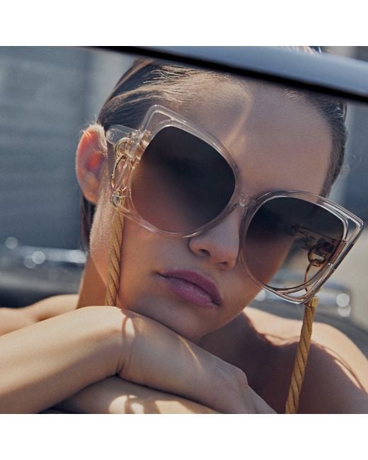Linda Farrow Brown Astra Sunglasses