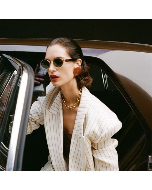 Linda Farrow Brown Phoebe Sunglasses