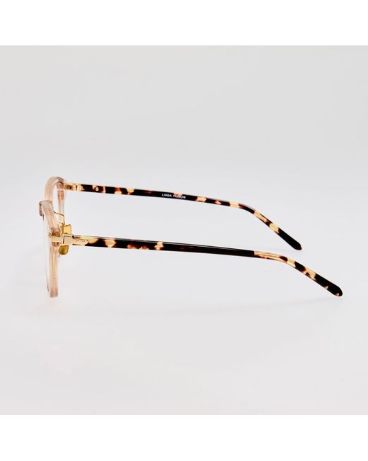 Linda Farrow Metallic Nouvel Optical