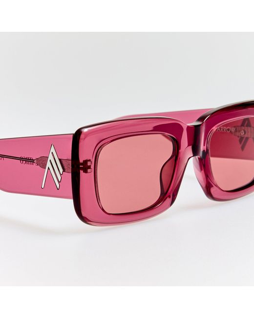The Attico Pink Marfa Sunglasses