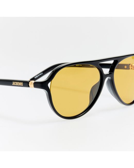 Jacquemus Brown Pastro Sunglasses