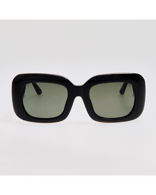 Linda Farrow Black Emmy Sunglasses