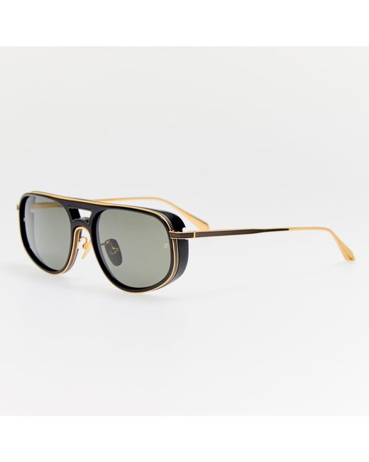 Linda Farrow Brown Calder Sunglasses