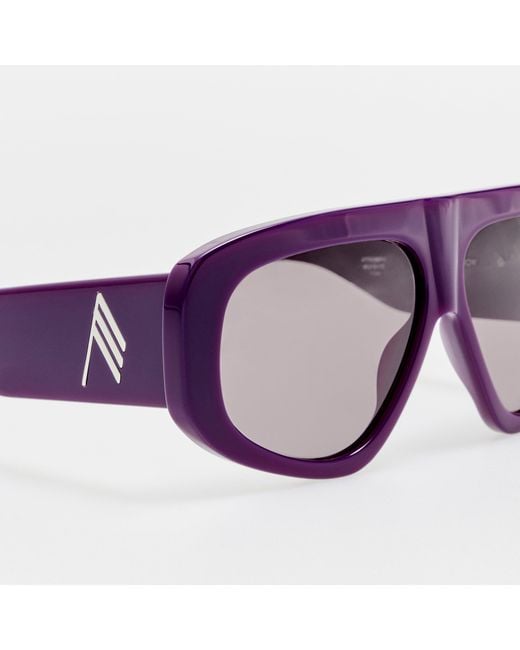 The Attico Purple Milano Sunglasses
