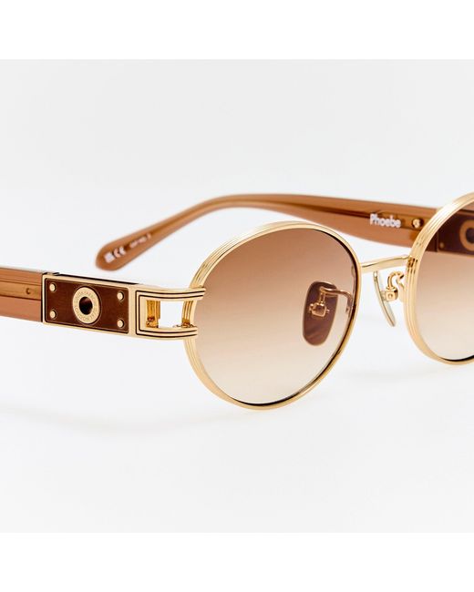 Linda Farrow Brown Phoebe Sunglasses