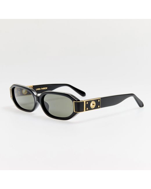 Linda Farrow Brown Laura Sunglasses