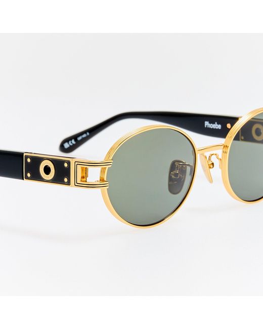 Linda Farrow Brown Phoebe Sunglasses