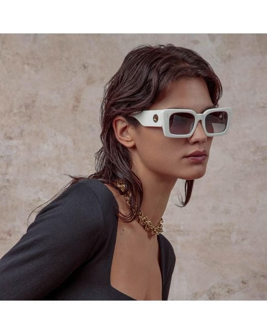 Linda Farrow Black Nieve Sunglasses