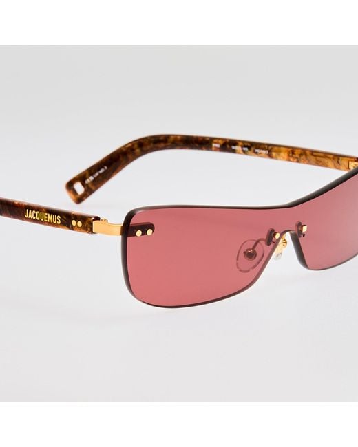 Jacquemus Brown Mirada Cat Eye Sunglasses