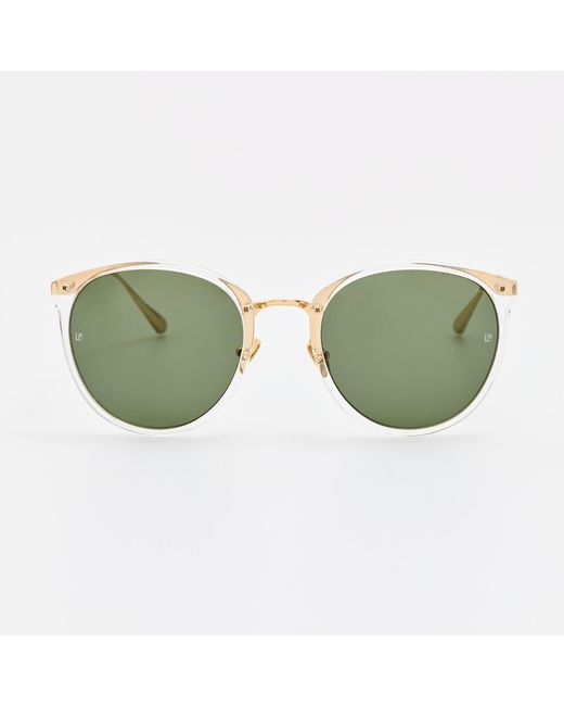 Linda Farrow Brown Men's Calthorpe Sunglasses for men