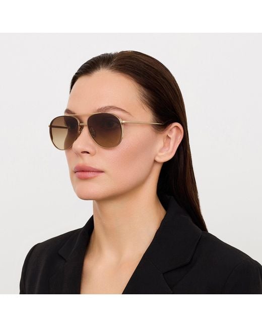 Linda Farrow Brown Meret Sunglasses