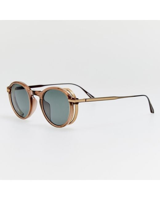 Linda Farrow Brown Orion Explorer Sunglasses