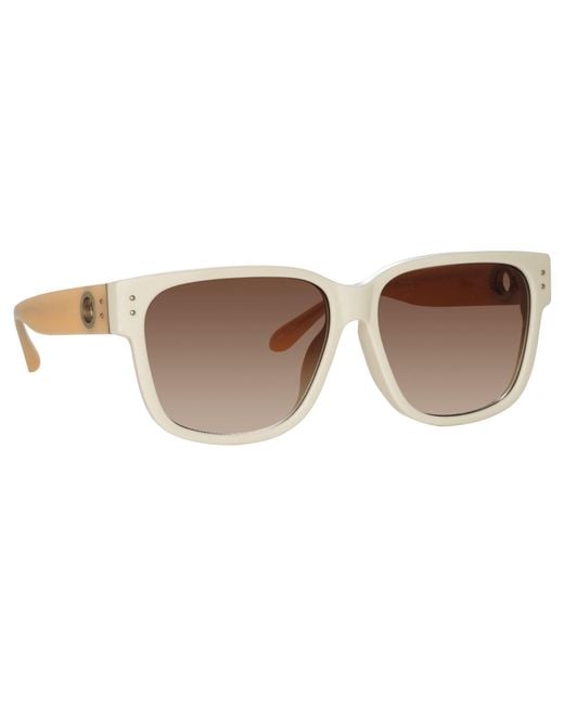 Linda Farrow Brown Perry Sunglasses