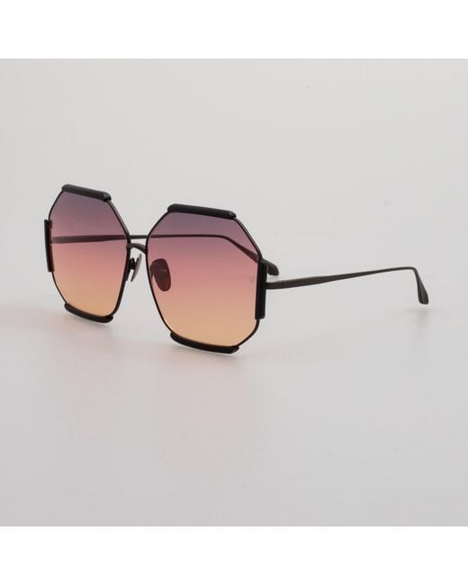 Linda Farrow Brown Margot Sunglasses