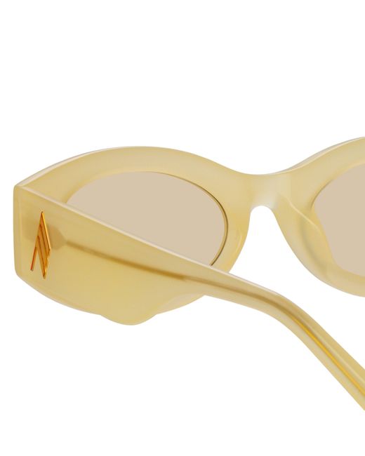 Linda Farrow Multicolor The Attico Berta Oval Sunglasses