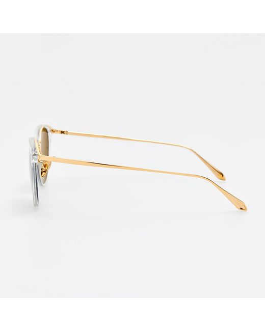 Linda Farrow Brown Men's Calthorpe Sunglasses for men