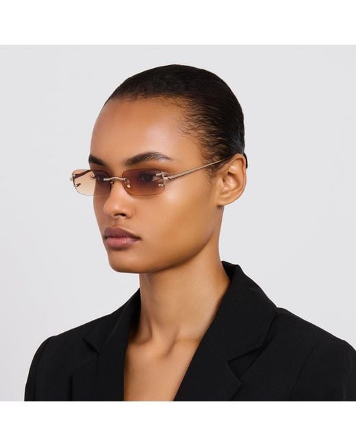 Linda Farrow Natural Taylor Sunglasses