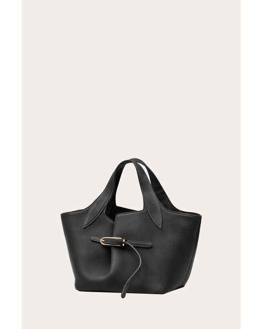 Liffner Black Belted Tote Mini