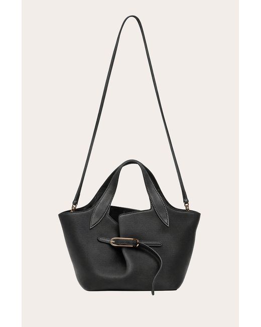 Liffner Black Belted Tote Mini