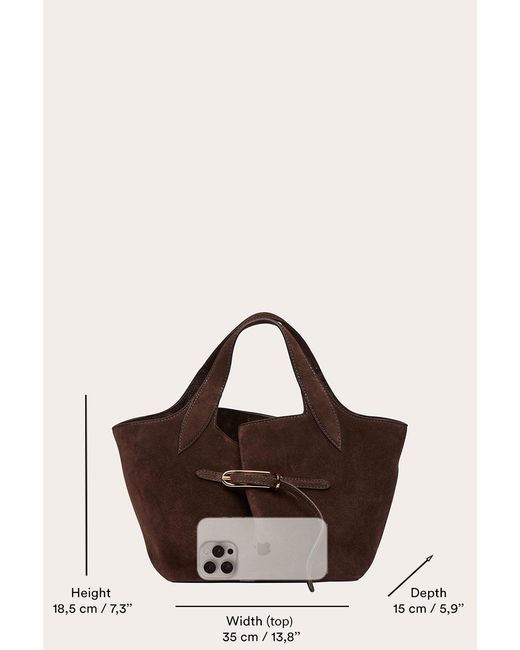 Liffner Black Belted Tote Mini