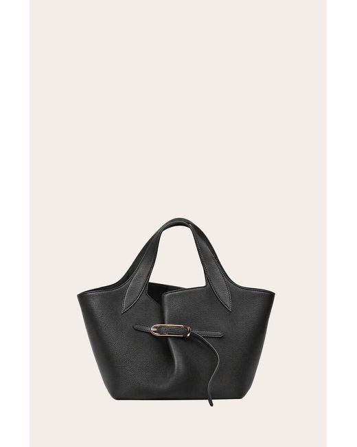 Liffner Black Belted Tote Mini