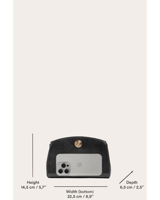 Liffner Pink Pushlock Clutch Lizard
