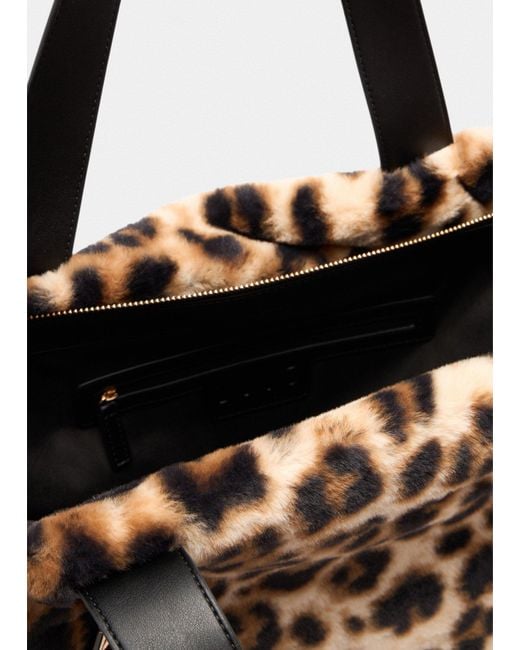 Liu Jo Sac Hobo Grand Format En Imitation Fourrure Liu Jo en coloris Multicolor