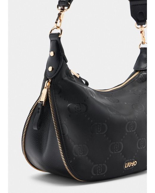 Liu Jo Sac Hobo Format Moyen En Nylon Liu Jo en coloris Black