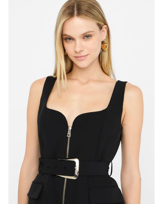 Liu Jo Gilet Con Zip di Liu Jo in Black