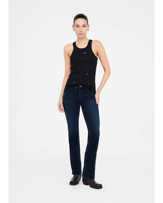 Liu Jo Blue Liu Jo Bottom-Up-Jeans Im Bootcut