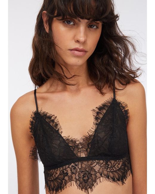 Liu Jo Top En Dentelle Liu Jo en coloris Black