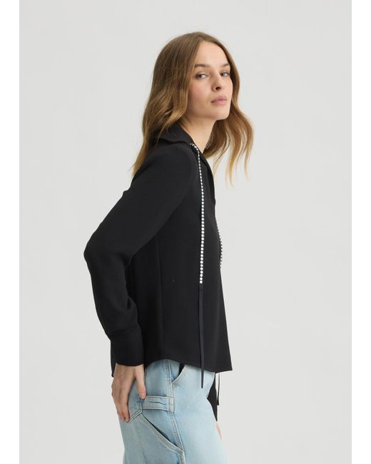 Liu Jo Blusa Con Strass di Liu Jo in Black