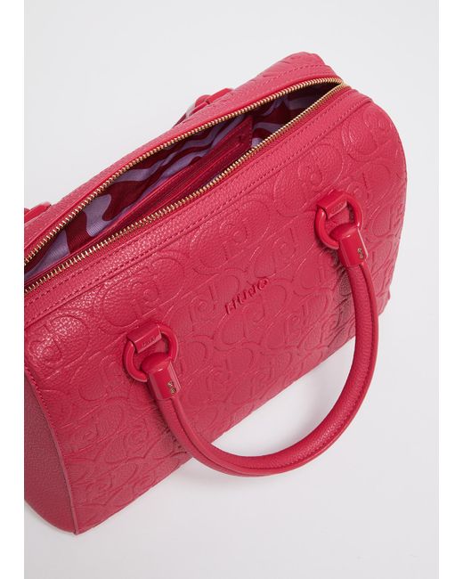 Liu Jo Borsa A Mano Media Con Logo di Liu Jo in Pink