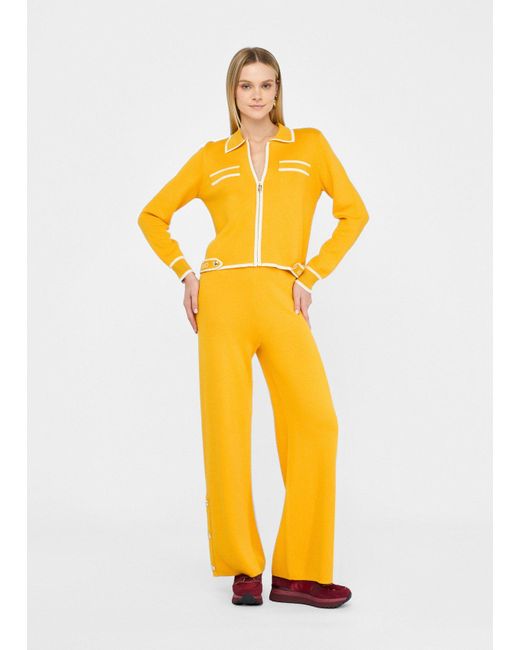 Liu Jo Yellow Liu Jo Cardigan Mit Reißverschluss