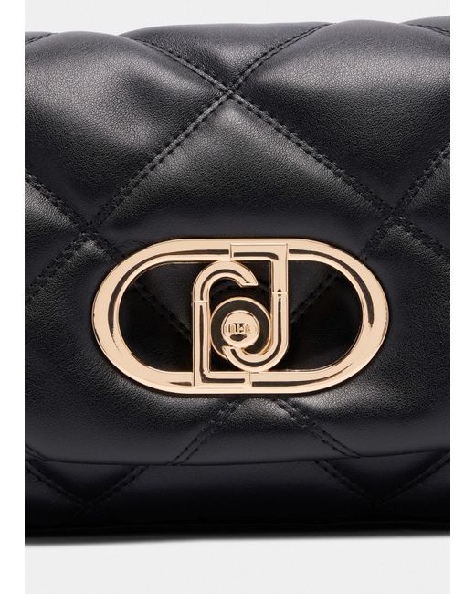 Liu Jo Black Liu Jo Mittelgroße Tasche Lapuffy Aus Matelassé