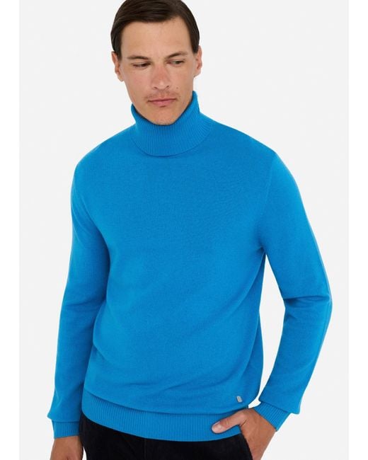 Liu Jo Blue Liu Jo Rollkragenpullover Aus Wolle Und Kaschmir
