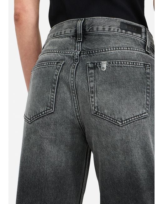 Liu Jo Jeans Straight Con Strass di Liu Jo in Blue