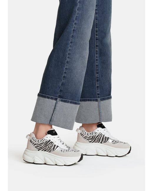 Liu Jo Chuncky Sneakers Animalier di Liu Jo in White