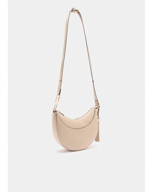 Liu Jo Borsa A Spalla Media Con Charm di Liu Jo in White