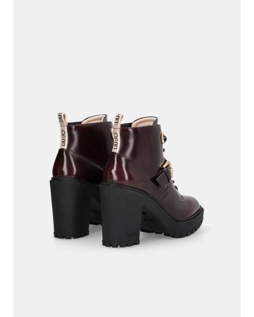 Liu Jo Bottines En Cuir Abrasé Liu Jo en coloris White